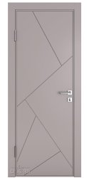 Дверь межкомнатная Прима Серый бархат Дверь межкомнатная Прима Серый бархат
