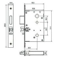 Электронный гостиничный замок HSU-9902-S