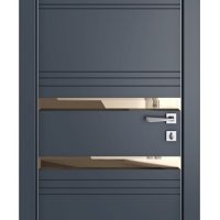 Дверь межкомнатная DO-515 Мэджик ПЭТ/зеркало Бронза