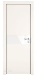Дверь межкомнатная DO-509 Сливки/стекло Белое Дверь межкомнатная DO-509 Сливки/стекло Белое