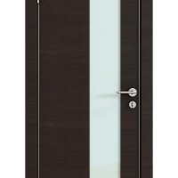 ШИ дверь DO-604 Венге горизонтальный/стекло Белое
