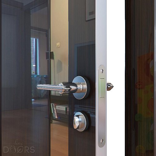 Дверь DO-507 Венге глянец/зеркало Бронза Скидка 50 %!