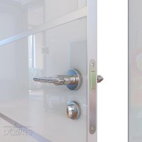 ШИ дверь DG-605 Белый глянец