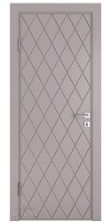 Дверь межкомнатная Рим Серый бархат Дверь межкомнатная Рим Серый бархат