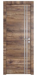 Дверь межкомнатная DG-506 Лофт темный/молдинги светлые