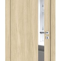 Дверь межкомнатная DO-507 Дуб светлый/Зеркало