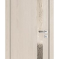 Дверь межкомнатная DO-507 Ясень капучино/вставка Веста
