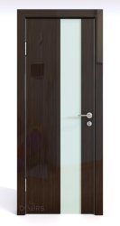 Дверь DO-504 Венге глянец/стекло Белое Скидка 50 %!