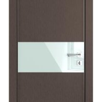 ШИ дверь DO-601 Бронза/стекло Белое