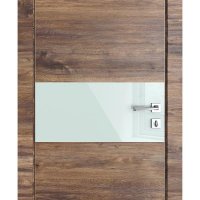 ШИ дверь DO-601 Лофт темный/стекло Белое