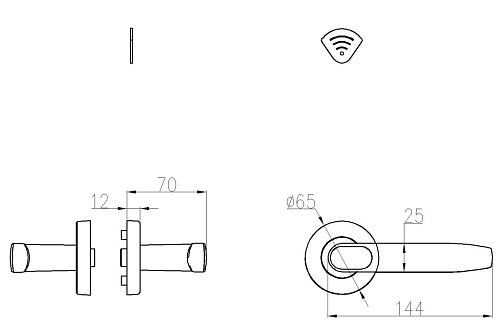 Электронный гостиничный замок HSU-9905-TH