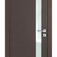Дверь межкомнатная DO-507 Бронза/стекло Белое