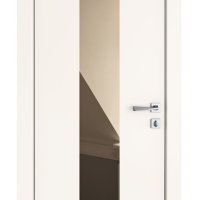 ШИ дверь DO-610 Сливки/зеркало Бронза