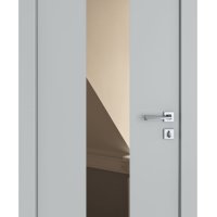 Дверь межкомнатная DO-510 Силк маус/зеркало Бронза