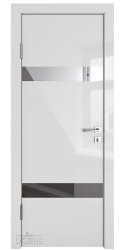 ШИ дверь DO-602 Серый глянец/Зеркало