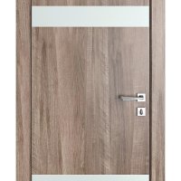 ШИ дверь DO-602 Орех седой светлый/Снег