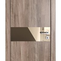 ШИ дверь DO-609 Орех седой светлый/зеркало Бронза