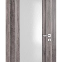 Дверь межкомнатная DO-PG6 Орех седой темный/Ромб