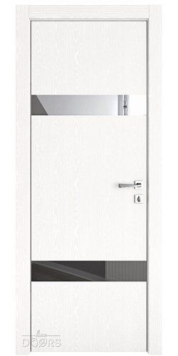 ШИ дверь DO-602 Жемчуг/Зеркало