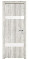 ШИ дверь DO-602 Айс/стекло Белое