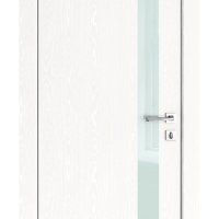 Дверь межкомнатная DO-507 Жемчуг/стекло Белое