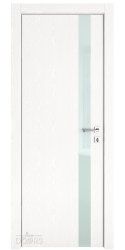 Дверь межкомнатная DO-507 Жемчуг/стекло Белое