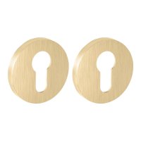 Накладка Fuaro (Фуаро) на цилиндр ET.R.SLR52 SSG-39 сатинированное золото