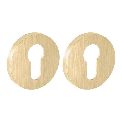 Накладка Fuaro (Фуаро) на цилиндр ET.R.SLR52 SSG-39 сатинированное золото