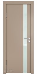 Дверь межкомнатная DO-507 Латте софт/стекло Белое