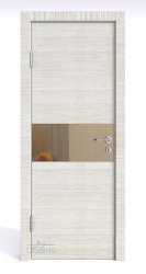 ШИ дверь DO-601 Ива светлая/зеркало Бронза