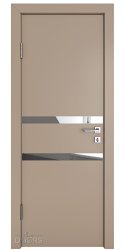 Дверь межкомнатная DO-513 Латте софт/Зеркало
