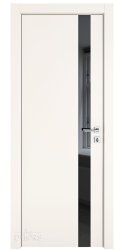 Дверь межкомнатная DO-507 Сливки/стекло Черное Дверь межкомнатная DO-507 Сливки/стекло Черное