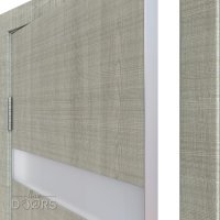 ШИ дверь DO-602 Серый дуб/Снег