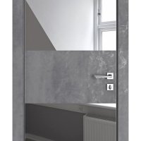 ШИ дверь DO-608 Бетон темный/Зеркало