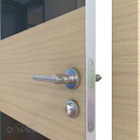 Дверь межкомнатная DO-508 Неаполь/стекло Черное