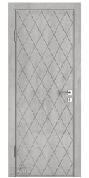 Дверь межкомнатная Рим Бетон светлый