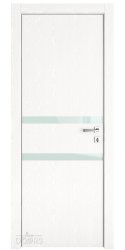 ШИ дверь DO-613 Жемчуг/стекло Белое