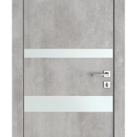 ШИ дверь DO-612 Бетон светлый/Снег