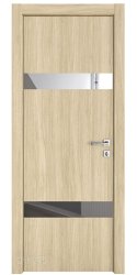 ШИ дверь DO-602 Дуб светлый/Зеркало