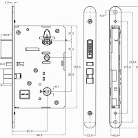 Электронный гостиничный замок HSU-9960-TH