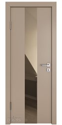 ШИ дверь DO-610 Латте софт/зеркало Бронза