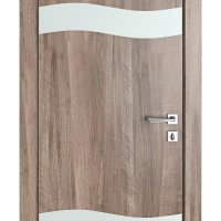 ШИ дверь DO-603 Орех седой светлый/Снег