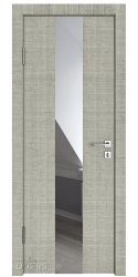 ШИ дверь DO-610 Серый дуб/Зеркало