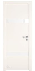 Дверь межкомнатная DO-502 Сливки/стекло Белое Дверь межкомнатная DO-502 Сливки/стекло Белое
