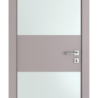 Дверь межкомнатная DO-508 Серый бархат/Снег