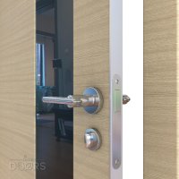 Дверь DO-504 Неаполь/стекло Черное Скидка 50 %!