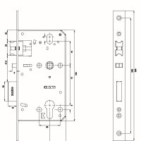Электронный гостиничный замок HSU-9939-S