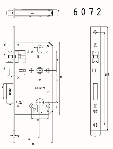 Электронный гостиничный замок HSU-9939-S
