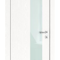 ШИ дверь DO-604 Жемчуг/стекло Белое