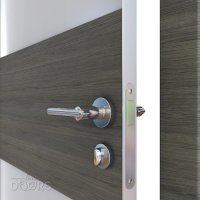 ШИ дверь DO-608 Ольха темная/Снег